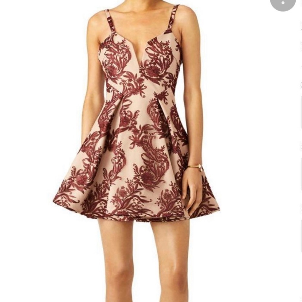 Stylestalker floral Strappy fit & flare short formal dress
